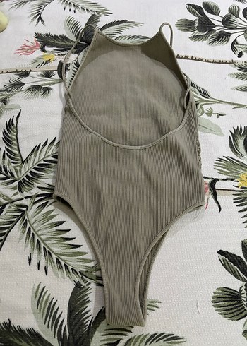 Bej İnce Askılı Kadın sırtı açık body - Görsel 3