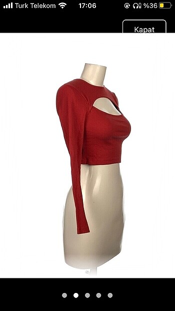 Kırmızı bluz - Görsel 2