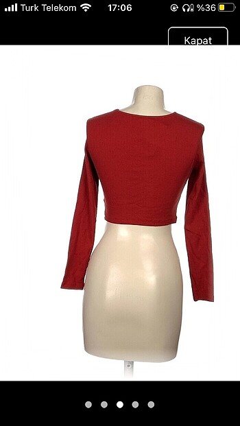 Kırmızı bluz - Görsel 3