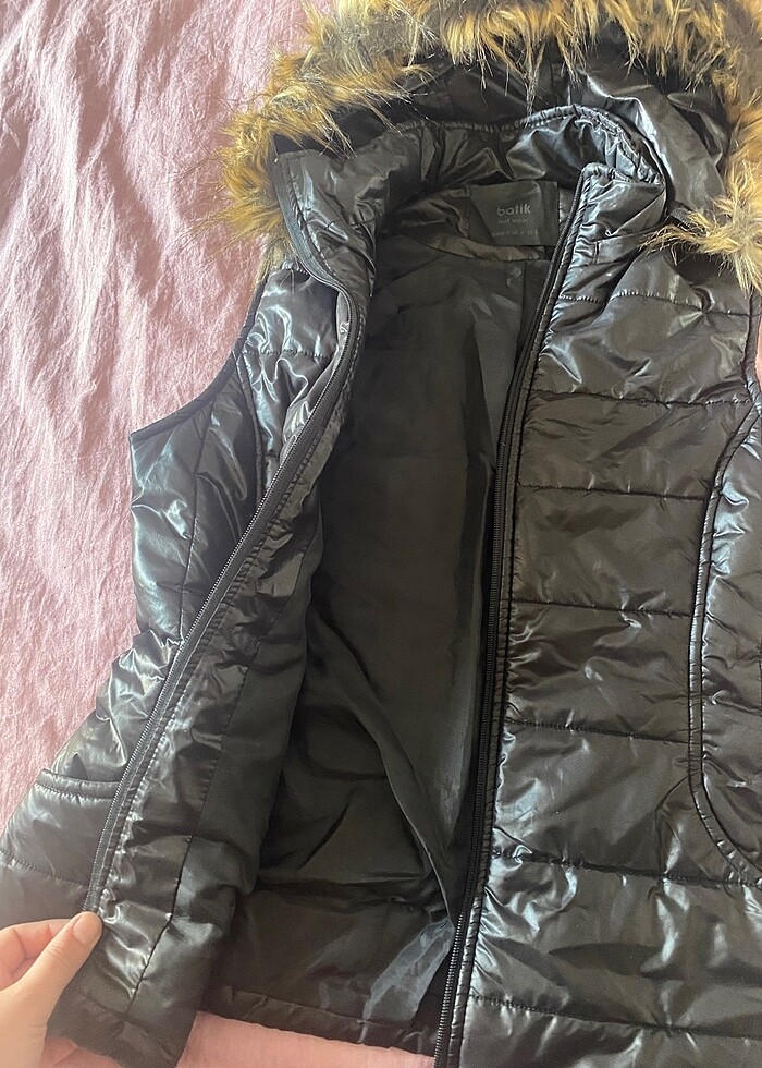 Batik marka çok şık çok tarz tüylü yelek - Görsel 3