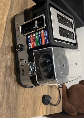 Siyah Çok Fonksiyonlu  Kahvaltı Hazırlayıcı Makine - Görsel 3