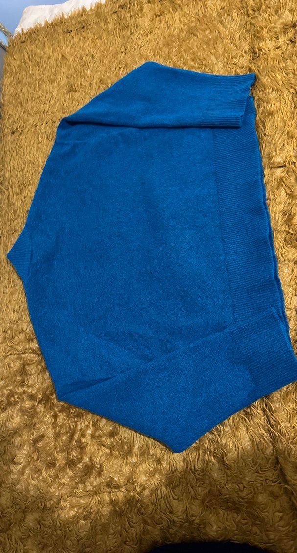 Mavi Kadın Yumuşak Dokulu Kadın Kazak - Görsel 4