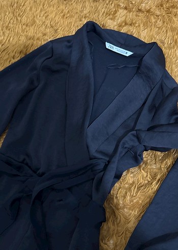 Zara Kuşaklı Fermuarlı Kadın Tulum - Görsel 4