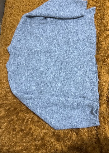 Gri Kadın Bohem Desenli Hırka - Görsel 5