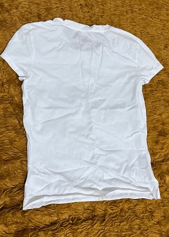 Armani Exchange Beyaz Parlak Baskılı Kısa Kollu Tişört - Görsel 5