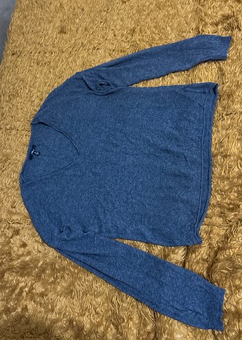 Mavi Kadın Triko Denim Kazak - Görsel 2