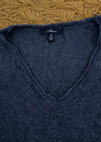 Mavi Kadın Triko Denim Kazak - Görsel 3