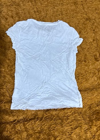 Beyaz Kadın Armani Exchange Tişört - Görsel 7