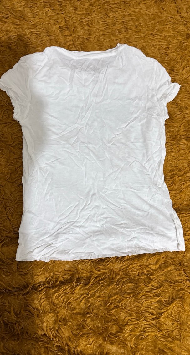 Beyaz Kadın Armani Exchange Tişört - Görsel 5