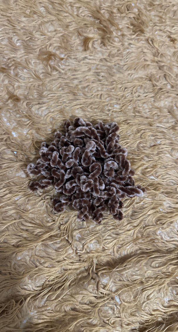 Kahverengi Yün Fırfırlı Saç Aksesuarı - Görsel 3