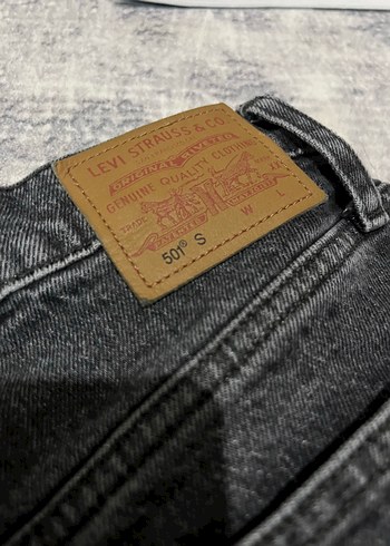 Levis 501 Siyah Denim Jean