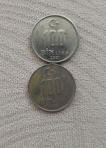 100 Bin Madeni Para