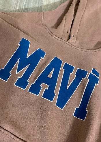 Kapüşonlu Kahverengi Kadın Sweatshirt - Görsel 2