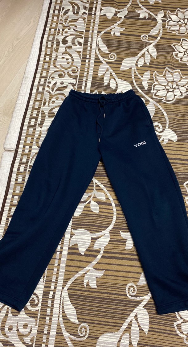 Erkek 3 iplik lacivert void Baskılı Rahat Eşofman Altı - Görsel 4