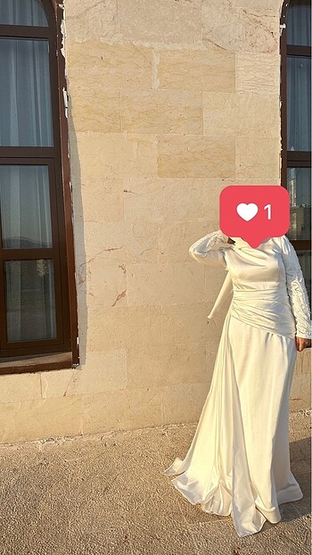 Beyaz nikah elbisesi