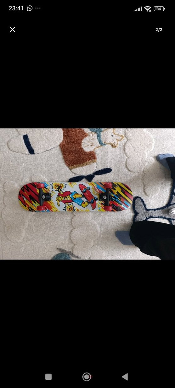 Renkli Çocuk Kaykay Tahtası - Görsel 2