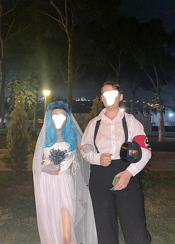 Mavi Peruk Colsplay Halloween