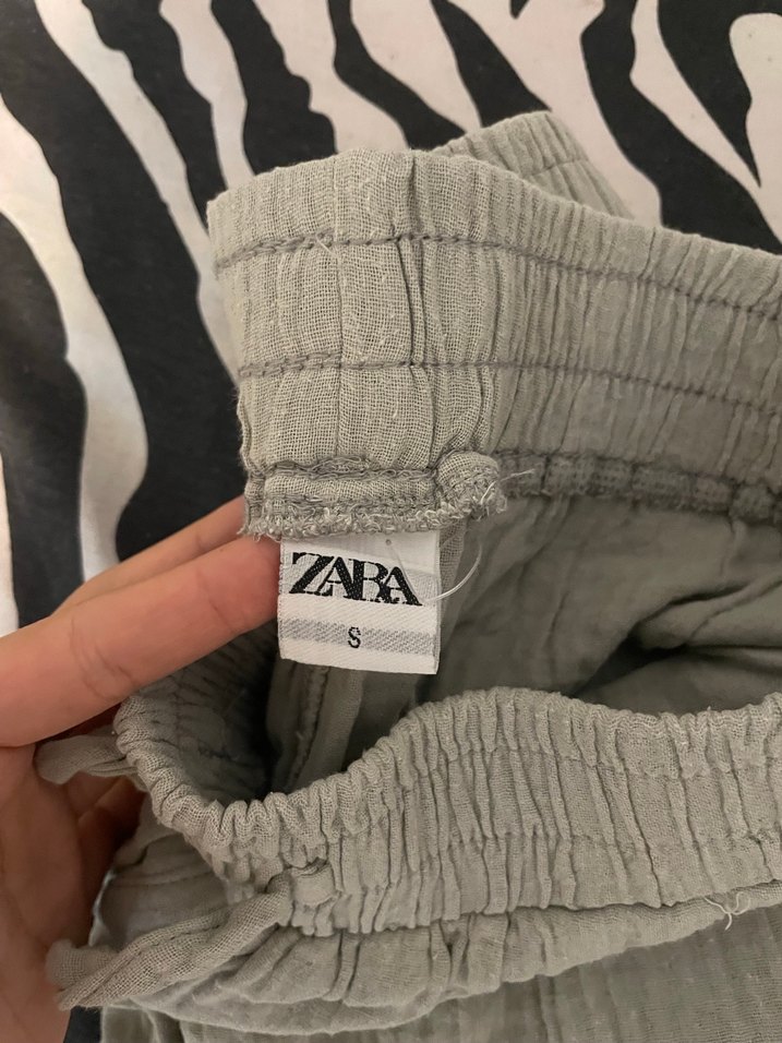 Bol Kesim Keten Pantolon - Görsel 3