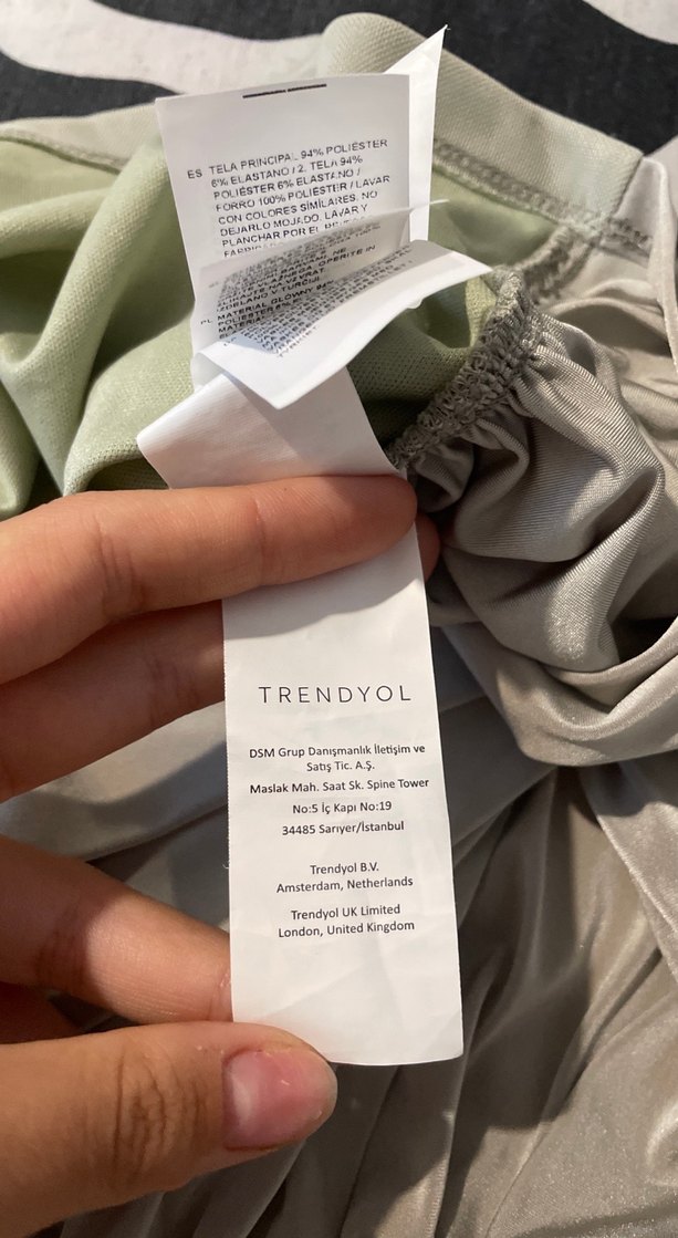 Gri Drapeli Mini Straplez Elbise - Görsel 5