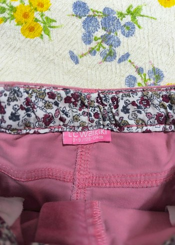 8 Yaş Beden pembe Renk LC Waikiki kız çocuk kadife etek