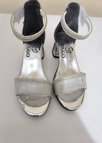 Kız Çocuk Topuklu Abiye Ayakkabı - Görsel 3