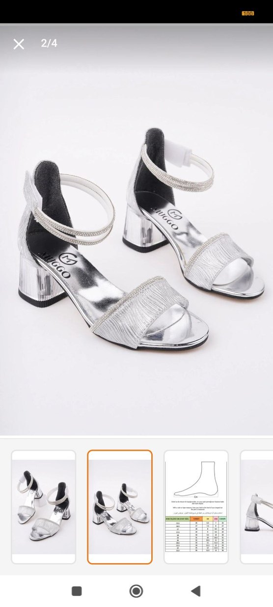 Kız Çocuk Topuklu Abiye Ayakkabı - Görsel 5