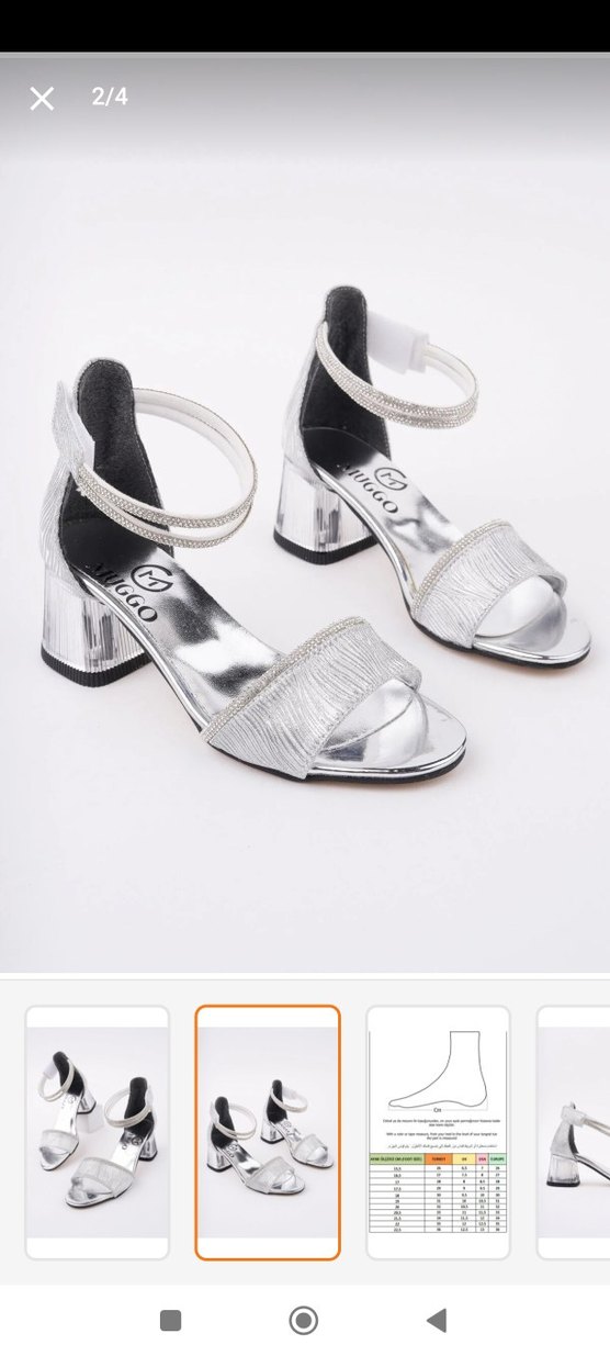 Muggo Simli Bilekten Bağlamalı Kısa Topuklu Ayakkabı - Görsel 2