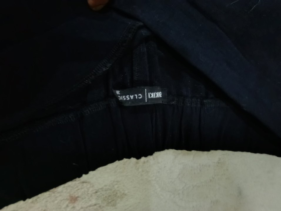 Siyah Midi Kadın Bermuda Şort - Görsel 5