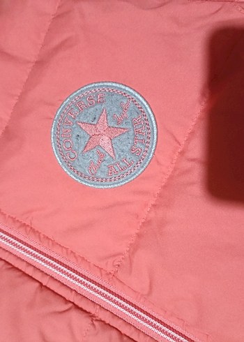 Turuncu Kapüşonlu Şişme Kadın Mont - Görsel 3