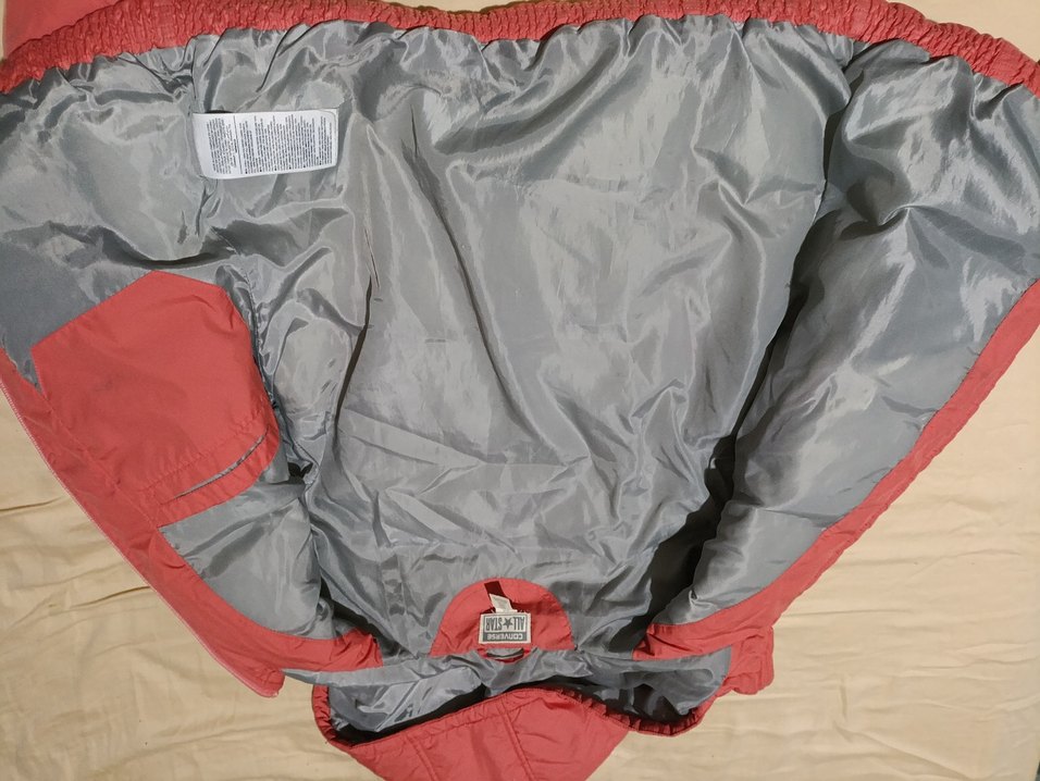 Turuncu Kapüşonlu Şişme Kadın Mont - Görsel 5