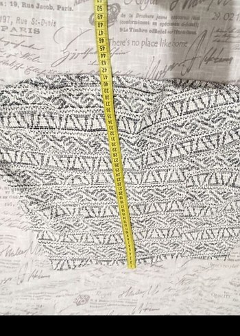 Gri Bohem Mini Etek - Görsel 5