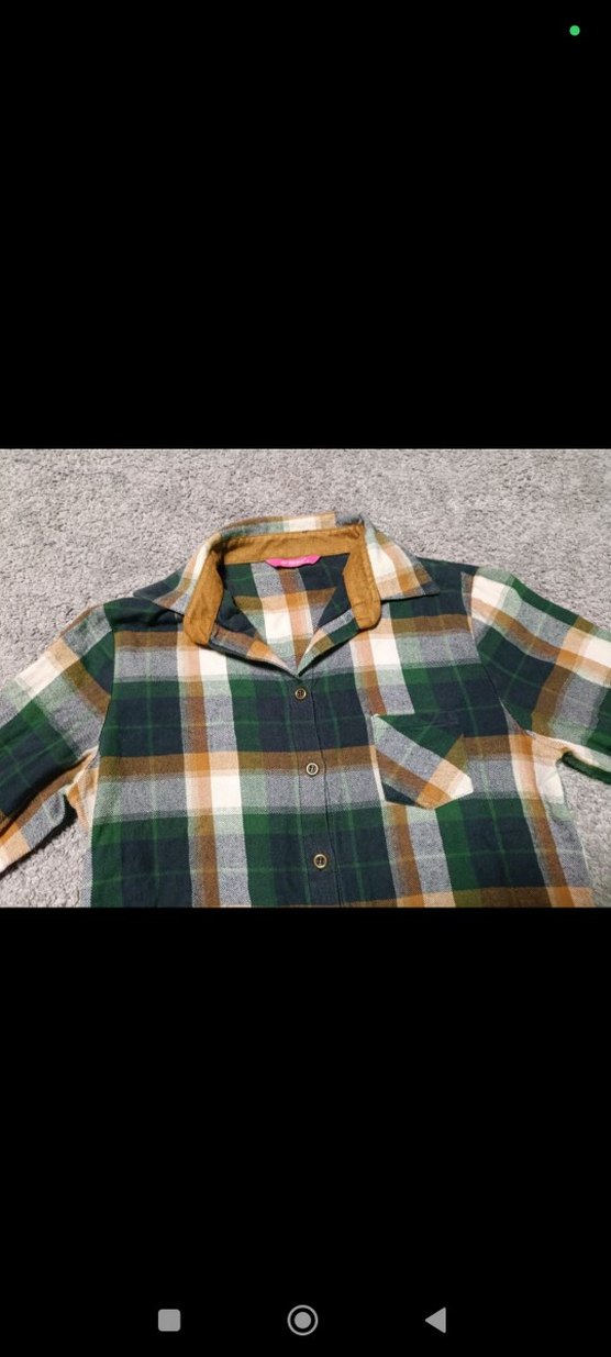 Gri Ekoseli Uzun Kollu Kadın oduncu  Gömlek - Görsel 5