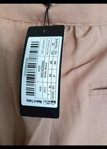 Bej Kadın Normal Boy Kumaş Pantolon - Görsel 11