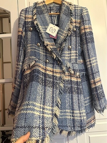 Tüvit blazer ceket - Görsel 5