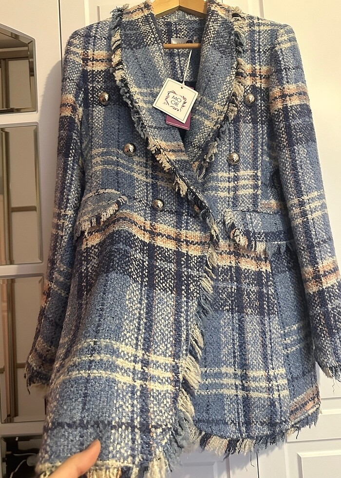 Tüvit blazer ceket - Görsel 5