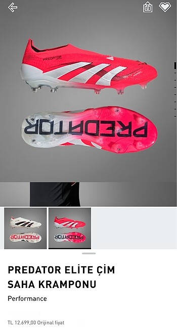 Adidas predator elite çim saha - Görsel 10