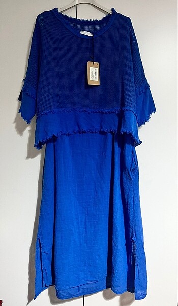 İtalyan pamuklu elbise - Görsel 5