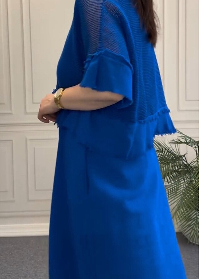 İtalyan pamuklu elbise - Görsel 3