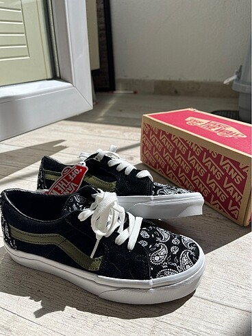 Vans Desenli Old Skool Ayakkabı