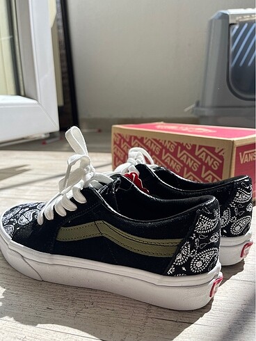 36 Beden Vans Desenli Old Skool Ayakkabı