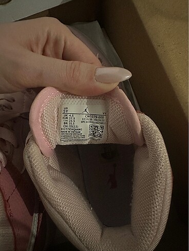 37,5 Beden pembe Renk Nike jordan pembe