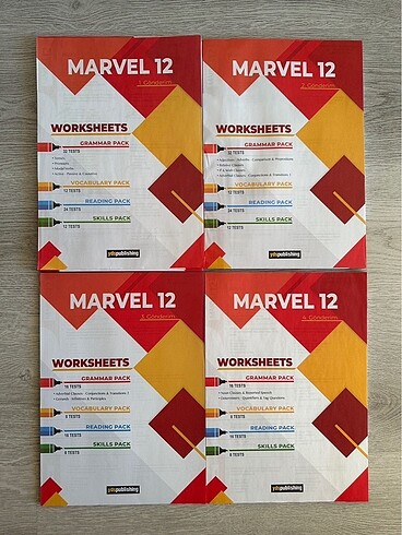  YDS Publishing Marvel 12 Tüm Set