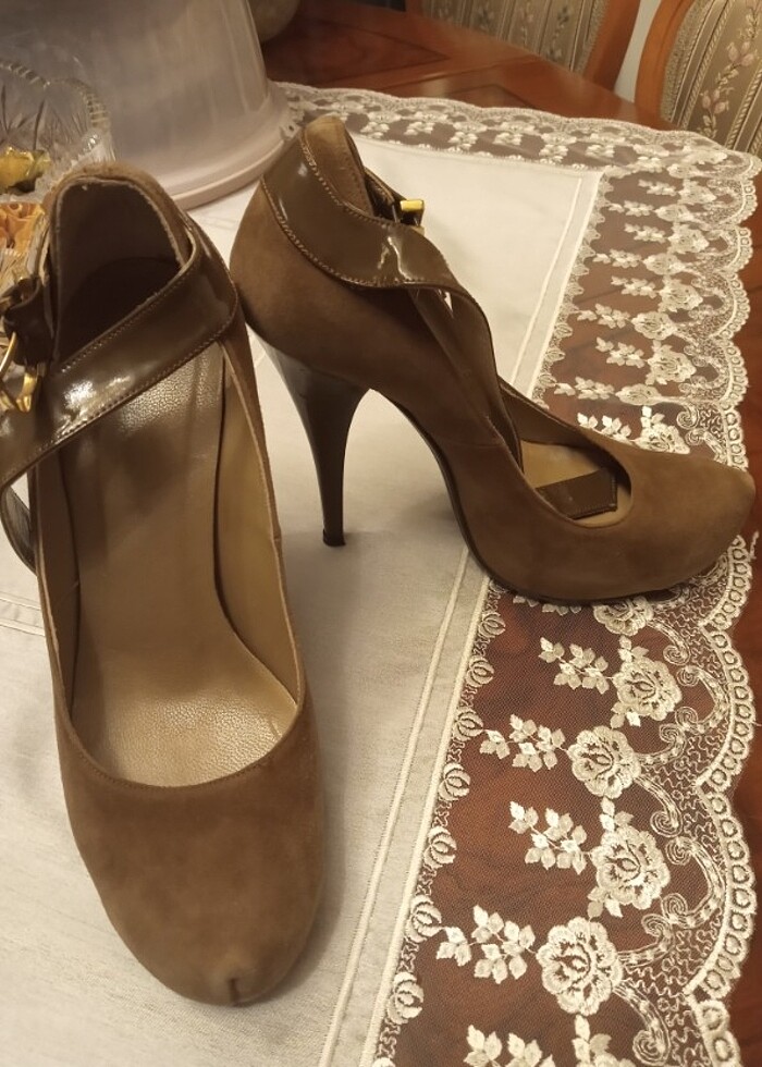 Bayan süet ayakabi  - Görsel 2