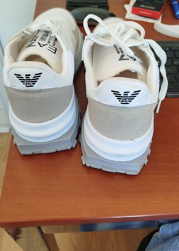 Beyaz Bağcıklı Erkek Spor Ayakkabı - Görsel 7