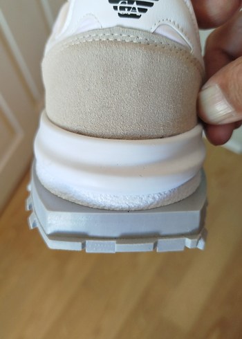 Beyaz Bağcıklı Erkek Spor Ayakkabı - Görsel 8