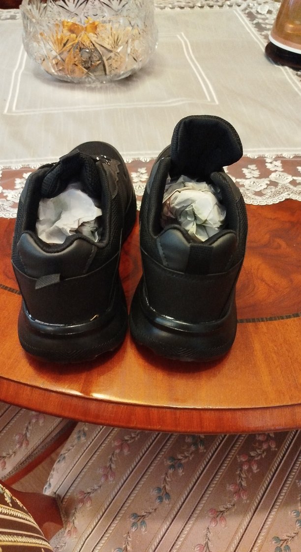 Erkek Siyah Bağcıklı Spor Ayakkabı - Görsel 4