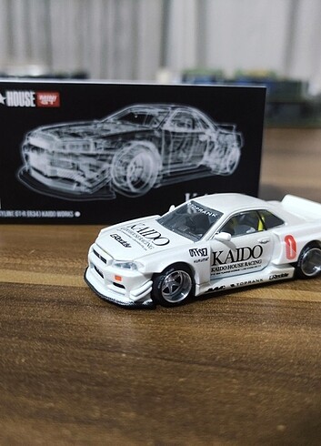 Mini gt kaido house nissan silvia gtr r34