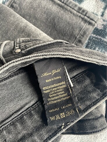 28 Beden gri Renk Mavi gri antrasit pantalon