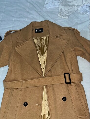 Diğer Elif Özbey Camel Apoletli Premium Kaban