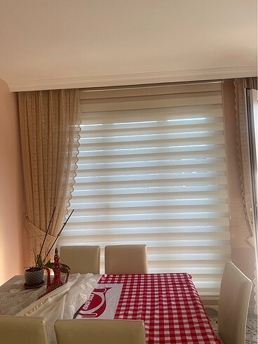 Zebra stor perde 2 adet